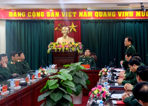 Đại tướng Phùng Quang Thanh làm việc với Ban Cơ yếu Chính phủ